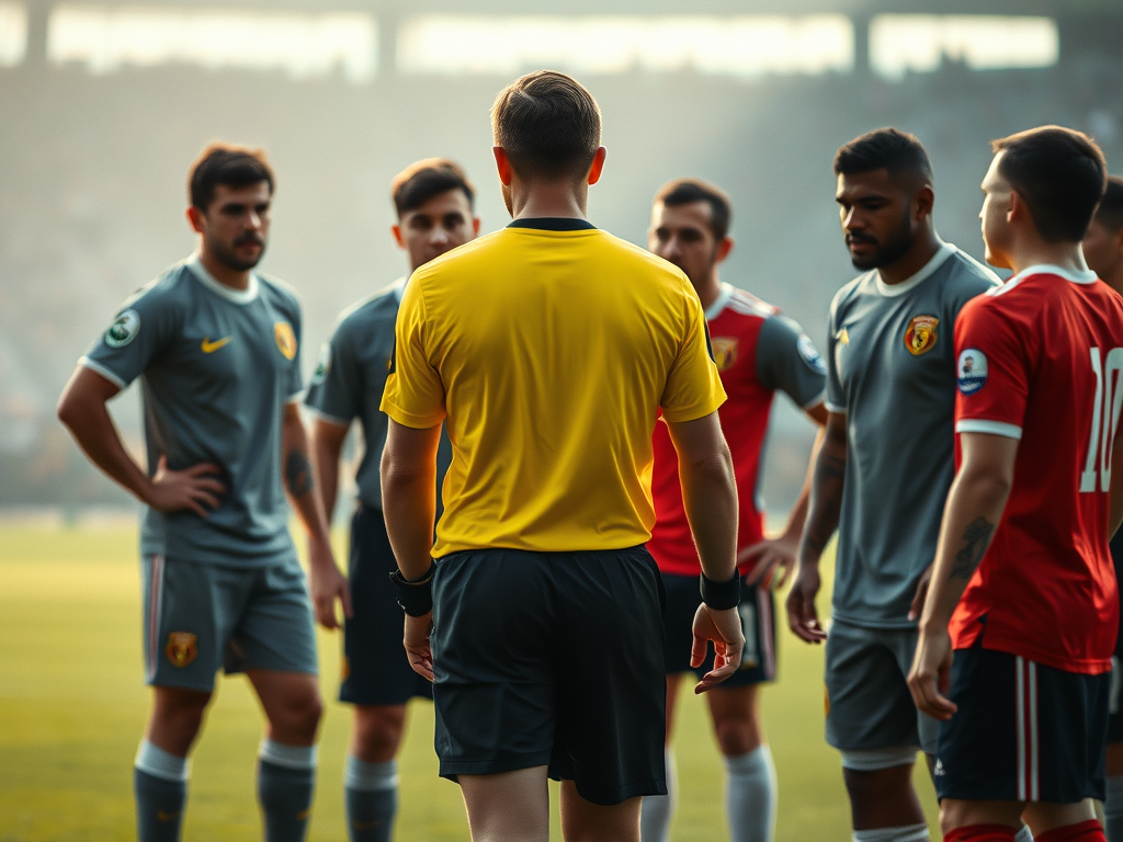 arbitri di serie d girone h: tutti i designatori di partite Arbitri di Serie D Girone H: Tutti i Designatori di Partite infortunio arbitro casacca gialla calciatori maglie grigio rosse