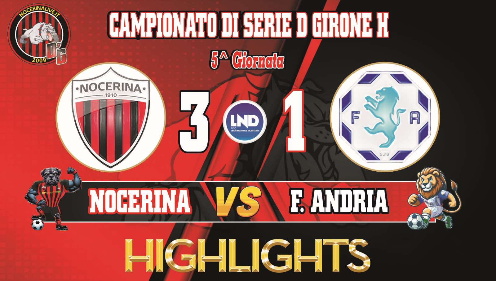 nocerina-f. andria 3-1| gli highlights della gara  NOCERINA-F. ANDRIA 3-1| Gli highlights della gara [VIDEO] 986eda59 f0ae 4939 b15c e9ee1a8a016a
