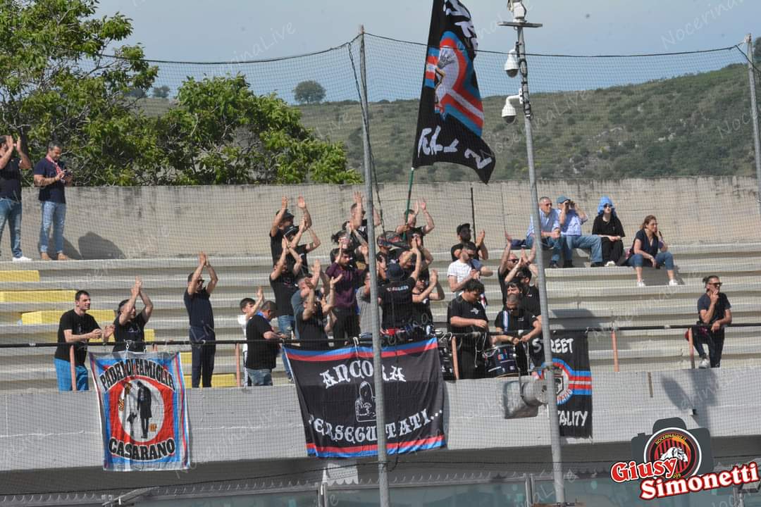 Nocerina-Casarano, arrivano le limitazioni per i tifosi