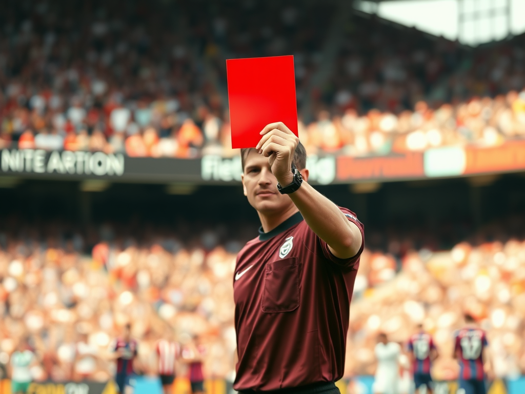 giudice sportivo: sanzioni dopo la nona giornata di serie d Giudice Sportivo: Sanzioni dopo la Nona Giornata di Serie D arbitro cartellino rosso