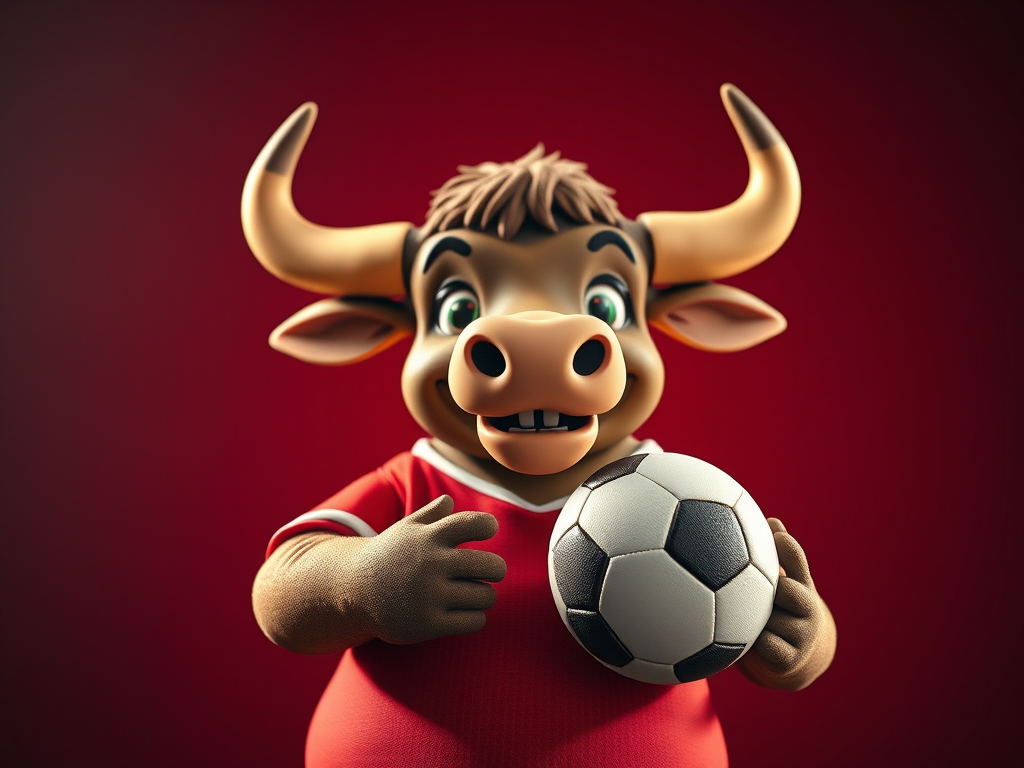 Scopri le Curiosità: Perché l’acerrana Ha il Simbolo del Torino? Scopri le Curiosità: Perché l’acerrana Ha il Simbolo del Torino? toro cartoon con palla con sfondo tutto granata 1