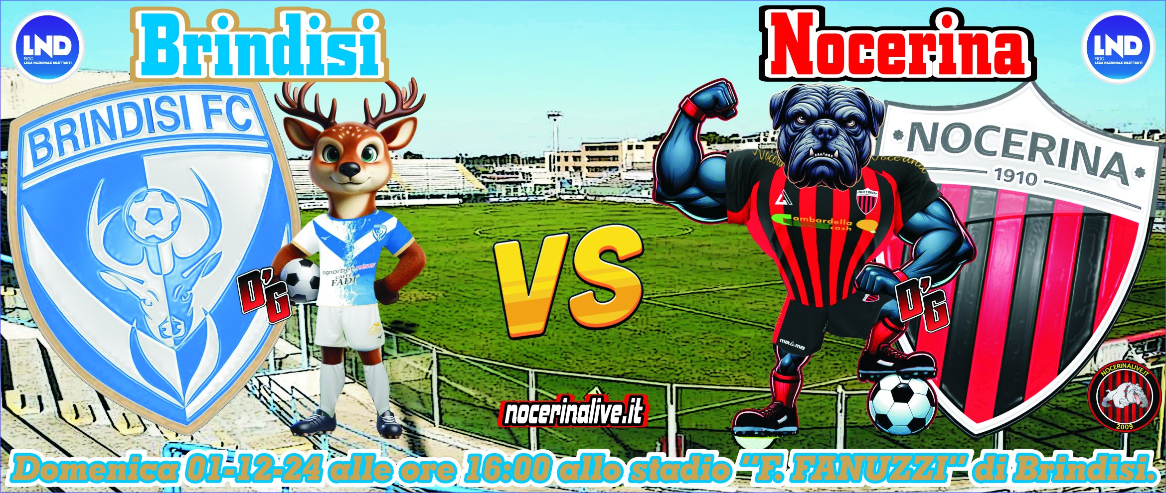 ft| brindisi-nocerina 2-1 [12' vazquez (b), 80' marquez (n), 89' rig. rajkovic (b)] FT| BRINDISI-NOCERINA 2-1 [12&#8242; Vazquez (B), 80&#8242; Marquez (N), 89&#8242; Rig. Rajkovic (B)] BRINDISI NOCERINA