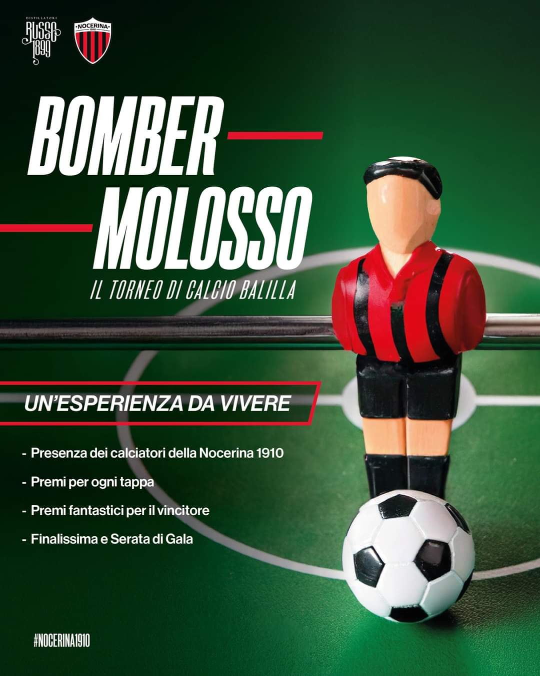 Un torneo di calcio balilla nel segno dell'appartenenza: arriva "Bomber Molosso" Un torneo di calcio balilla nel segno dell&#8217;appartenenza: arriva &#8220;Bomber Molosso&#8221; FB IMG 1730464007233