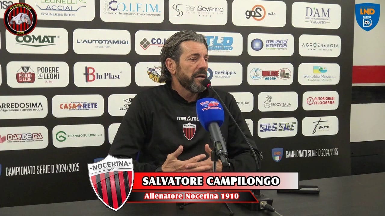 NOCERINA- VIRTUS FRANCAVILLA 2-0 |La conferenza stampa di mister Campilongo (VIDEO)