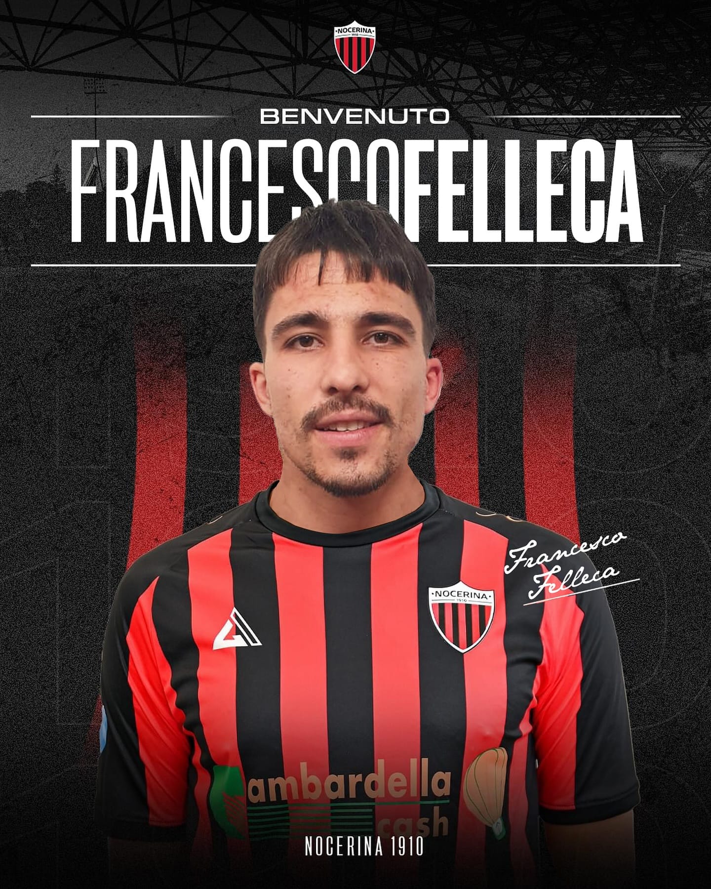 Nocerina Accoglie Francesco Felleca: Nuovo Rinforzo