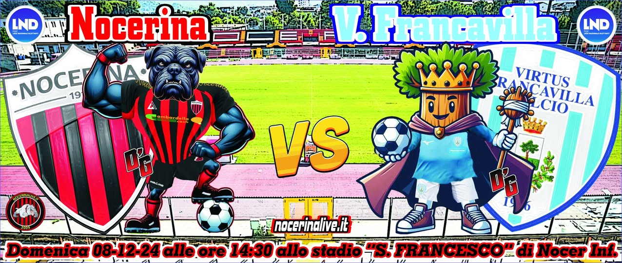 FT|NOCERINA-V.FRANCAVILLA 2-0| [85'FELLECA (N), 90'+5 Ferrari (N)] FT|NOCERINA-V.FRANCAVILLA 2-0| [85&#8217;FELLECA (N), 90&#8217;+5 Ferrari (N)] Nocerina Francavilla