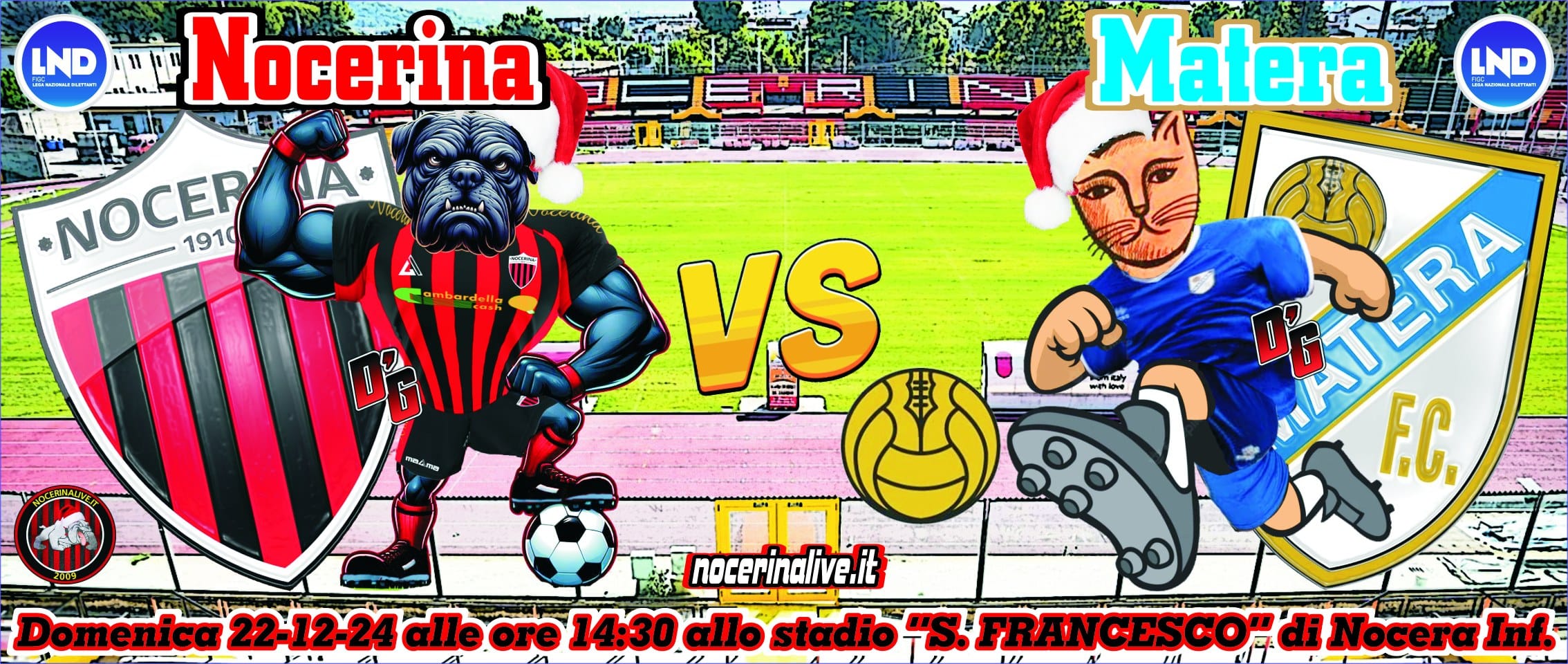 FT| NOCERINA-MATERA 2-2 [34′ Rig. Bollino (N), 68′ Rig. Di Piazza (M), 74′ Felleca (N), 87′ Di Piazza (M)]