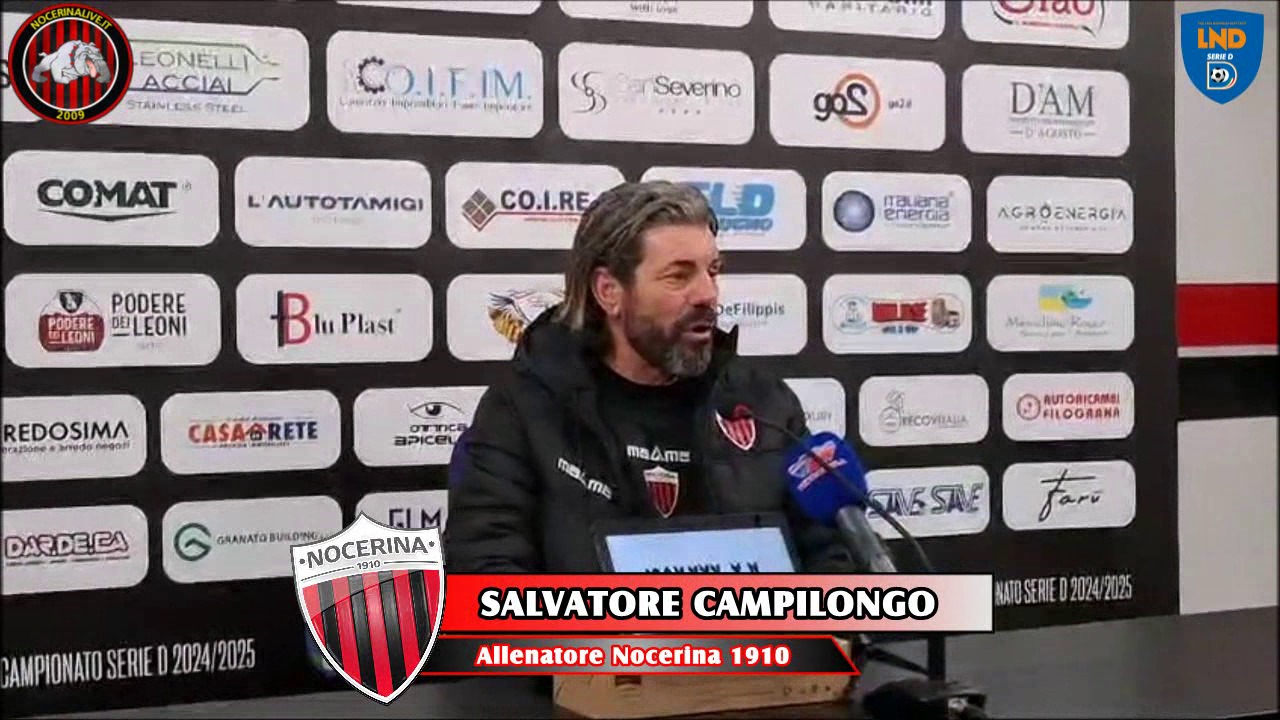 FRANCAVILLA-NOCERINA 0-2| Campilongo: "In campo con più &lt;cazzimma>, noi siamo la Nocerina!" FRANCAVILLA-NOCERINA 0-2| Campilongo: &#8220;In campo con più &lt;cazzimma>, noi siamo la Nocerina!&#8221; WhatsApp Image 2025 01 12 at 18