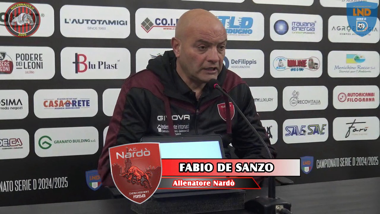 nocerina-nardÒ 2-0| la conferenza stampa di mister de sanzo  NOCERINA-NARDÒ 2-0| La conferenza stampa di mister De Sanzo [VIDEO] WhatsApp Image 2025 01 26 at 17