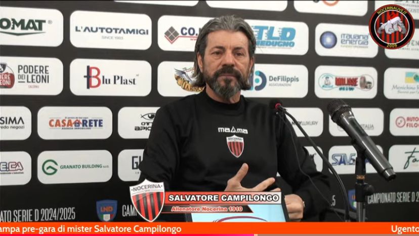 ugento-nocerina | la conferenza pre-gara di salvatore campilongo. UGENTO-NOCERINA | La conferenza pre-gara di Salvatore Campilongo. cam