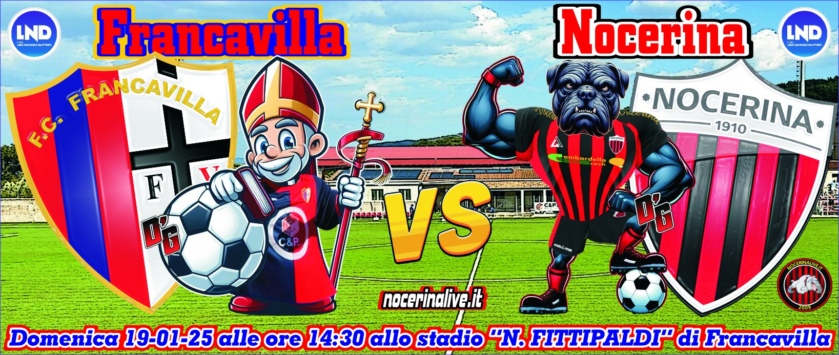 FT| FRANCAVILLA-NOCERINA 0-2 [35' Aut.Pellegrini, 55' Addessi (N)] FT| FRANCAVILLA-NOCERINA 0-2 [35&#8242; Aut.Pellegrini, 55&#8242; Addessi (N)] fc francavilla nocerina