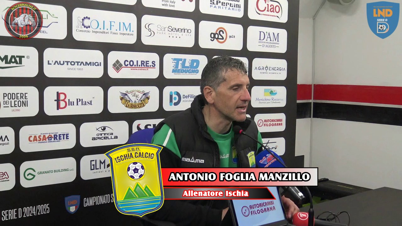 NOCERINA-ISCHIA 1-0| La conferenza stampa di mr Foglia Manzillo [VIDEO] NOCERINA-ISCHIA 1-0| La conferenza stampa di mr Foglia Manzillo [VIDEO] IMG 20250223 WA0062