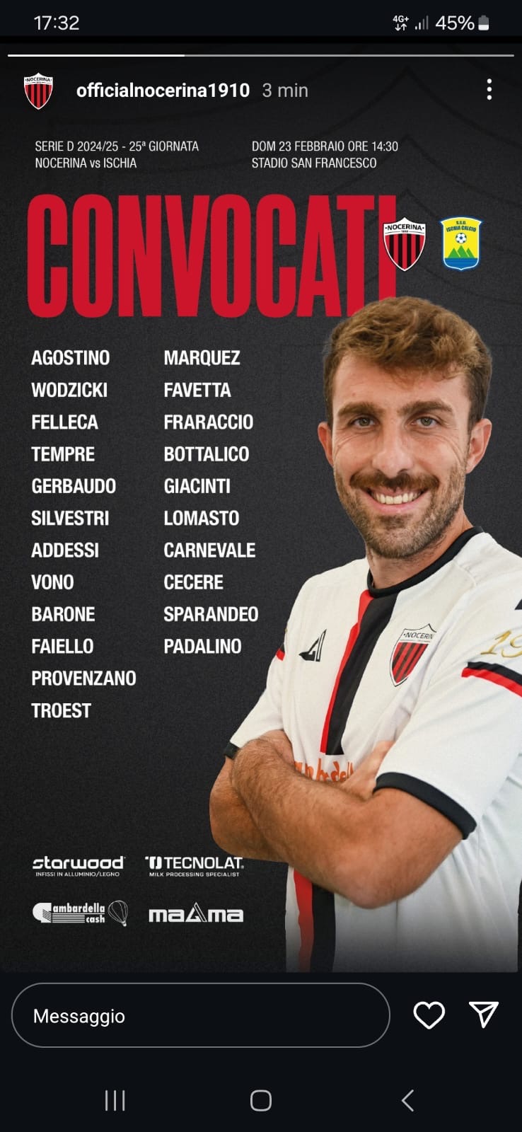 Nocerina vs Ischia: Convocati e Previsioni per la Partita del 23 Febbraio Nocerina vs Ischia: Convocati e Previsioni per la Partita del 23 Febbraio dbbeeba7 1ea6 4015 8c3b 6706b8c496a5