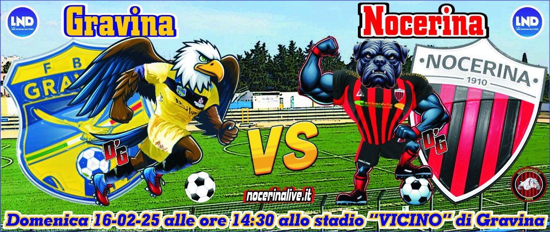 FT| GRAVINA-NOCERINA 1-1 [85' Vono (N), 93' Stauciuc (G)] FT| GRAVINA-NOCERINA 1-1 [85&#8242; Vono (N), 93&#8242; Stauciuc (G)] gravina nocerina