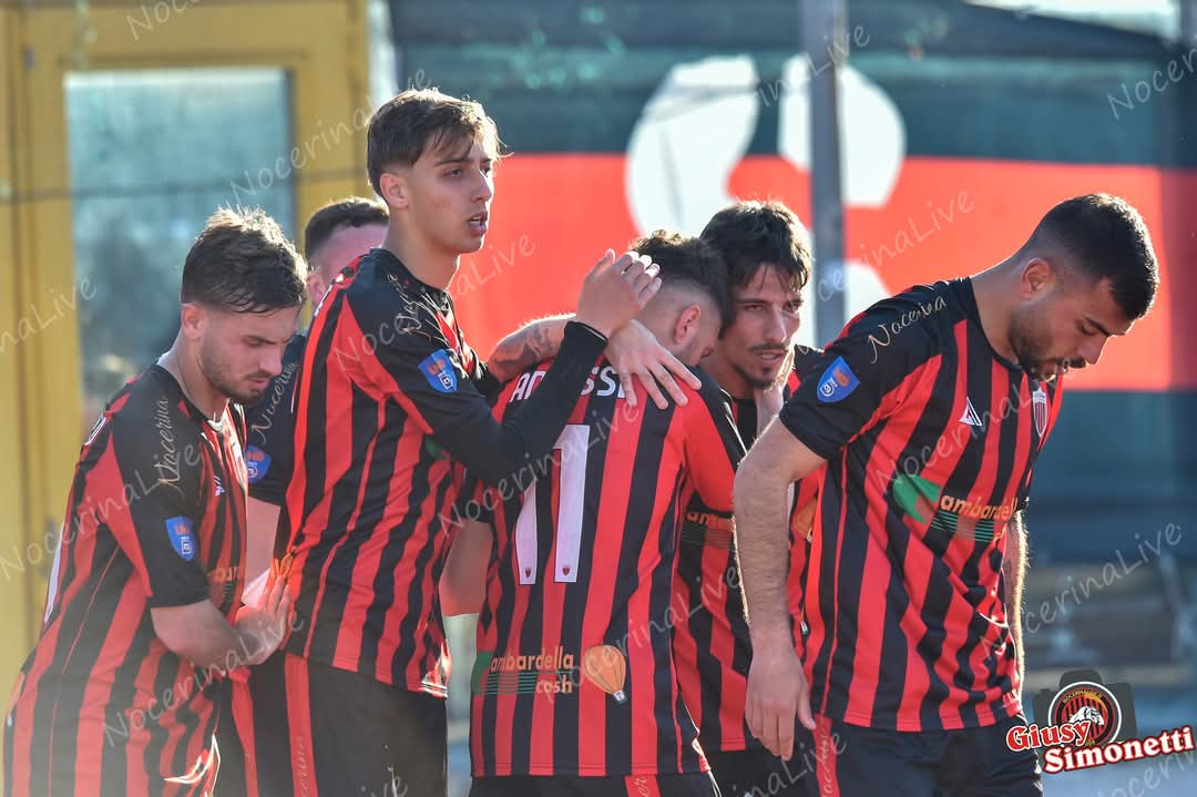 Nocerina-Angri 6-0: goleada dei rossoneri al San Francesco FB IMG 1742297044042