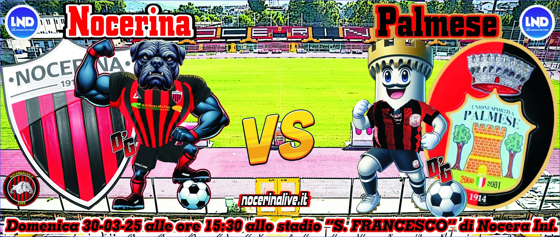 FT| NOCERINA-PALMESE 3-1 [19&#8217;Addessi (N), 24&#8242; Favetta (N), 58&#8242; Felleca (N), 95&#8242; Virgilio (P)] nocerina palmese