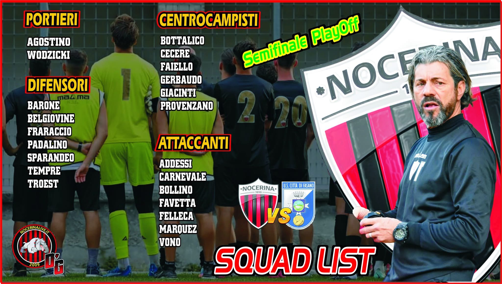 Nocerina vs Fasano: La Lista dei Convocati Playoff IMG 7369