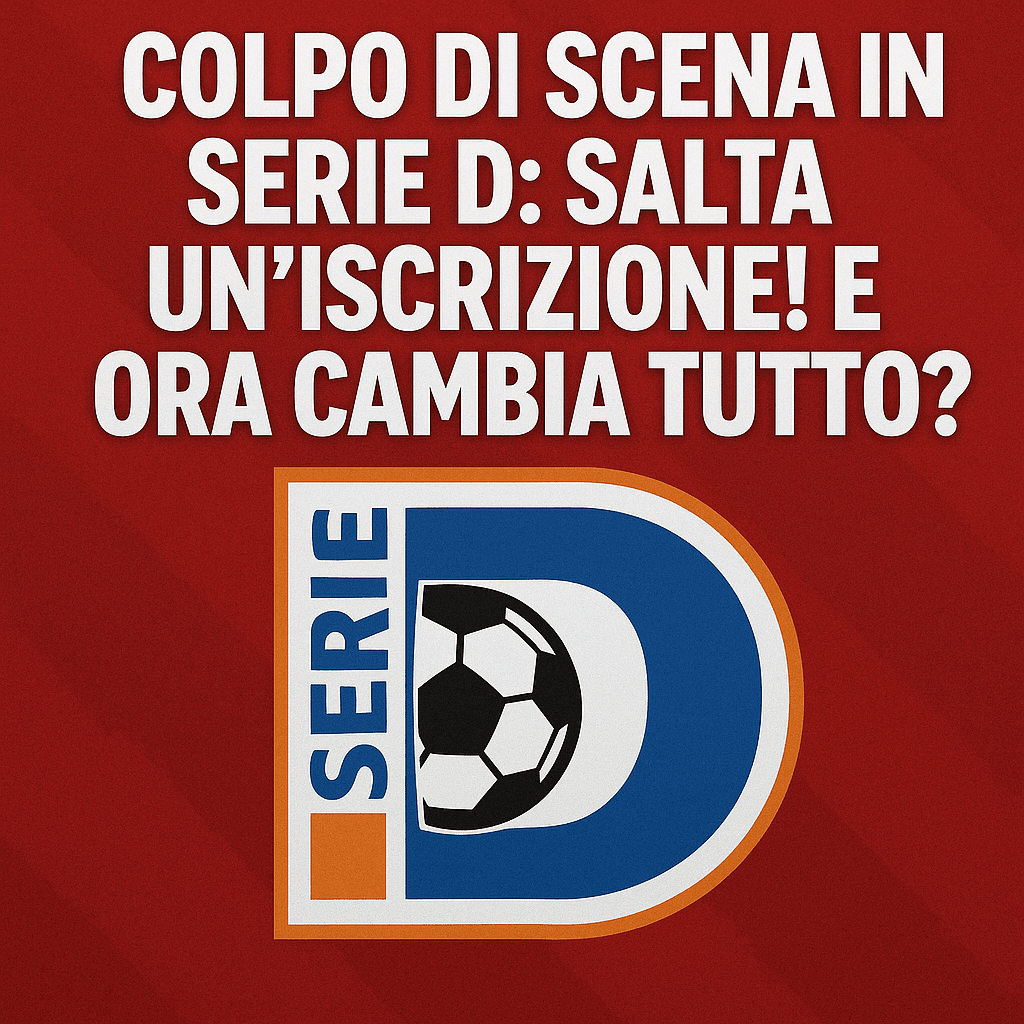 Colpo di scena in Serie D: salta un’iscrizione! E ora cambia tutto?
