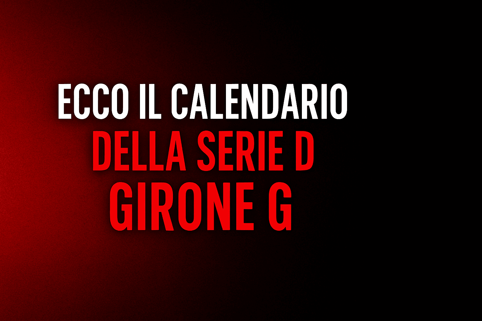 Nocerina, ecco il calendario del Girone G di Serie D 2025/26