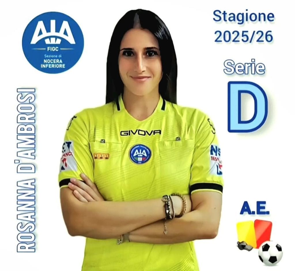 NocerinaLive, Serie D, svolta storica per Nocera: una donna arbitro debutta tra i grandi