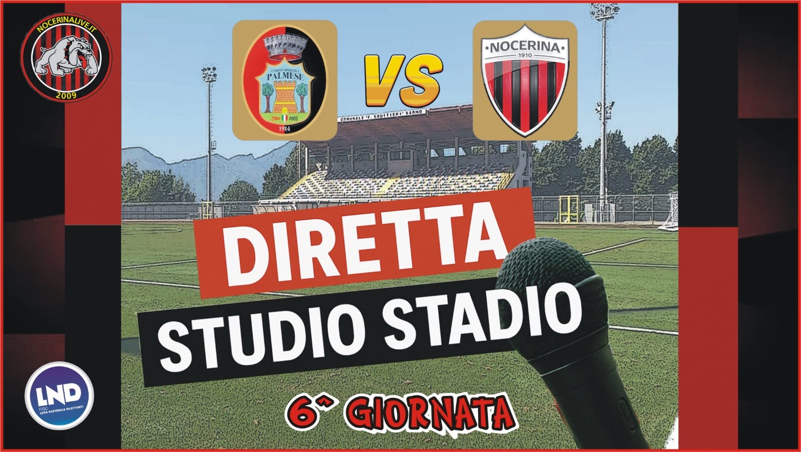 Palmese-Nocerina in “Diretta Stadio”: ecco dove seguirla