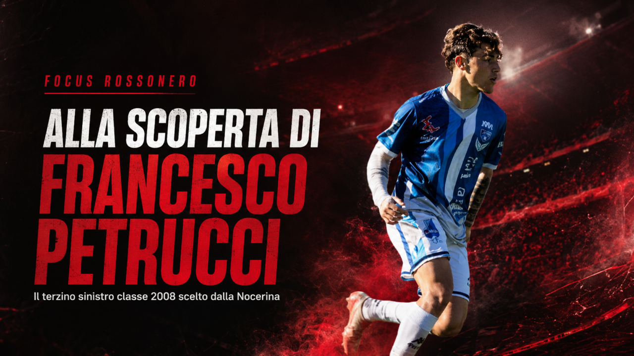 Nocerina, alla scoperta di Francesco Petrucci: 25 gare da titolare in Primavera e un gol al Pisa