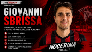 Nocerina, alla scoperta di Giovanni Sbrissa: dal debutto a 16 anni al bronzo con l’Italia, esperienza e qualità per Zeman