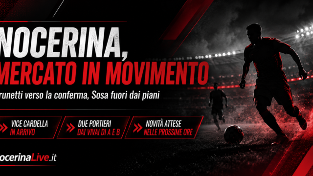 Nocerina, mercato in movimento: Brunetti dentro, Sosa fuori dai piani