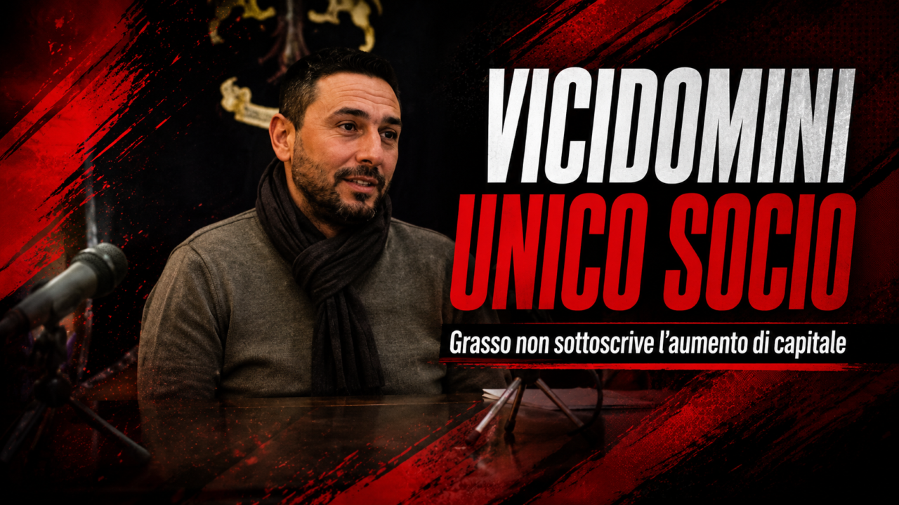 Nocerina 1910, chiarimento sull’assetto societario: Alfonso Vicidomini è l’unico socio