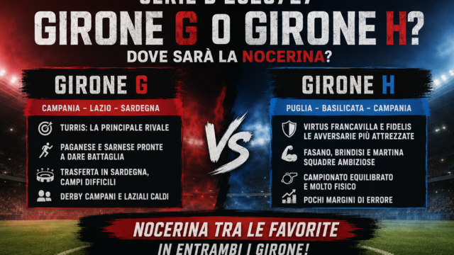 SERIE D 2026/27, GIRONE G O H? NOCERINA E CONCORRENTI AI RAGGI X: CHI HA COSTRUITO LA ROSA PIÙ FORTE