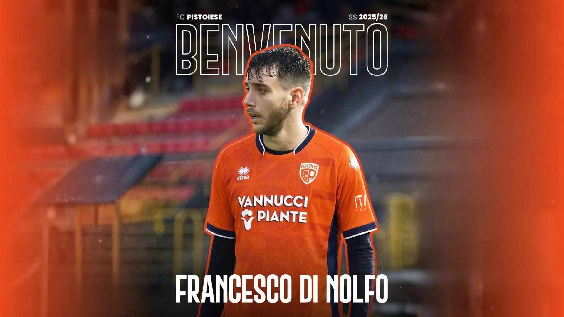 Nocerina: ingaggiato Francesco Di Nolfo, attaccante esterno della Pistoiese