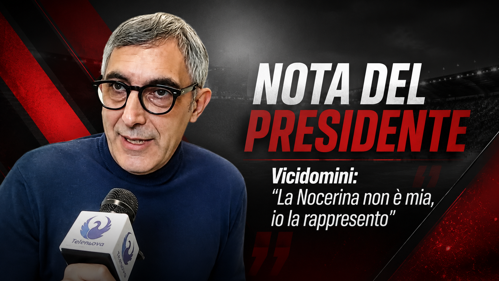 Nocerina, Vicidomini rompe il silenzio: «Dietro di me non c’è nessuno. La società non è mia, io la rappresento»