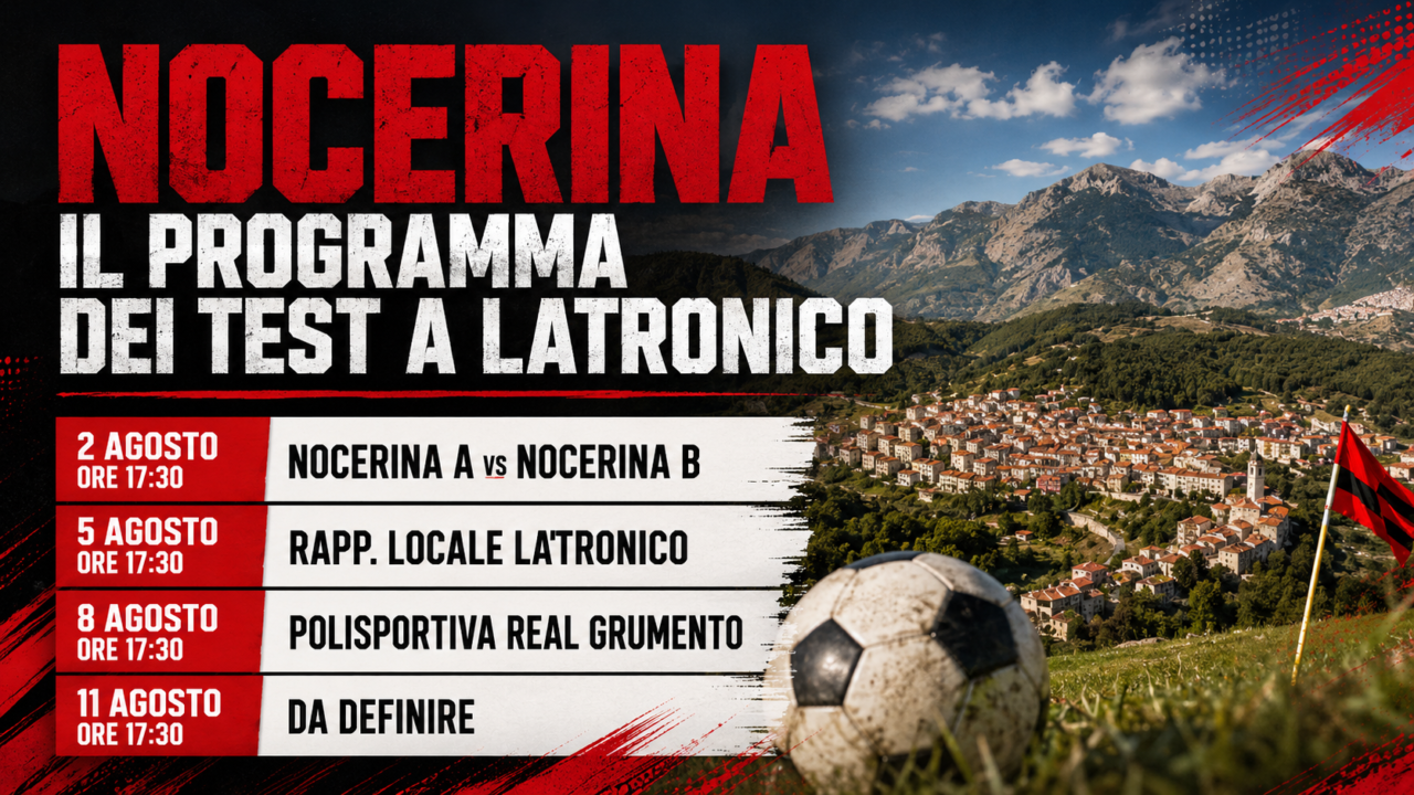 Nocerina, ufficializzato il programma degli allenamenti congiunti a Latronico