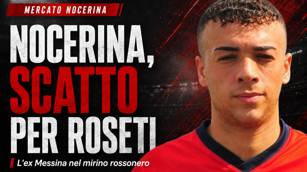 Nocerina, scatto per Christian Roseti: l’ex Messina nel mirino