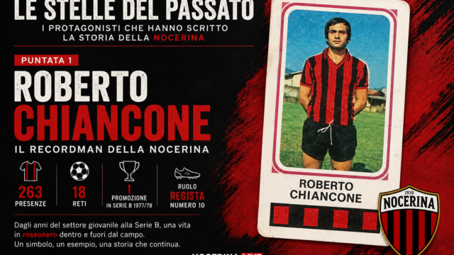 Le stelle del passato | Roberto Chiancone, il recordman della Nocerina