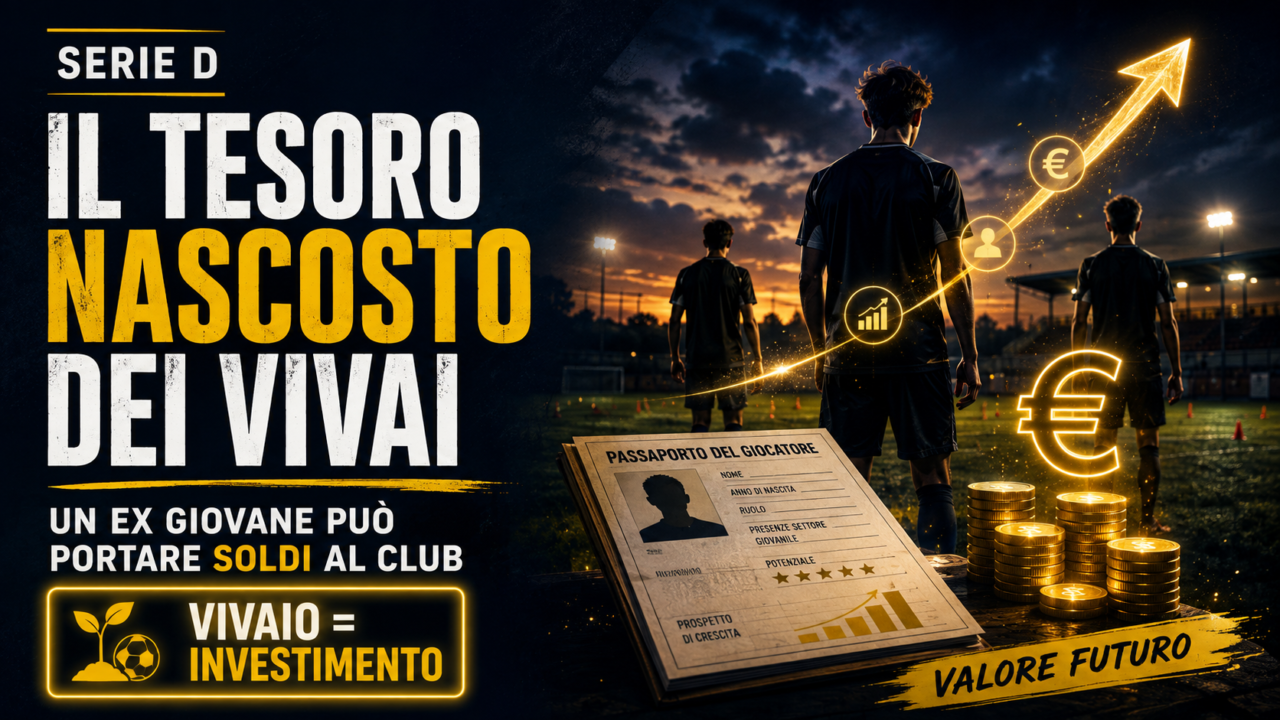 SERIE D, IL TESORO NASCOSTO DEI VIVAI: UN EX GIOVANE PUÒ PORTARE SOLDI AL CLUB ANCHE ANNI DOPO