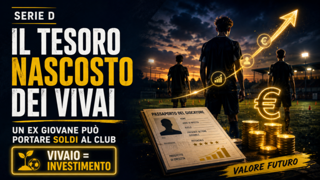 SERIE D, IL TESORO NASCOSTO DEI VIVAI: UN EX GIOVANE PUÒ PORTARE SOLDI AL CLUB ANCHE ANNI DOPO