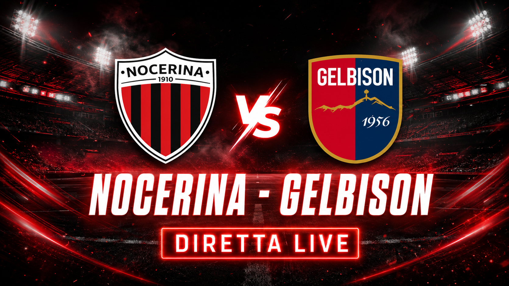 Nocerina-Gelbison il live della gara