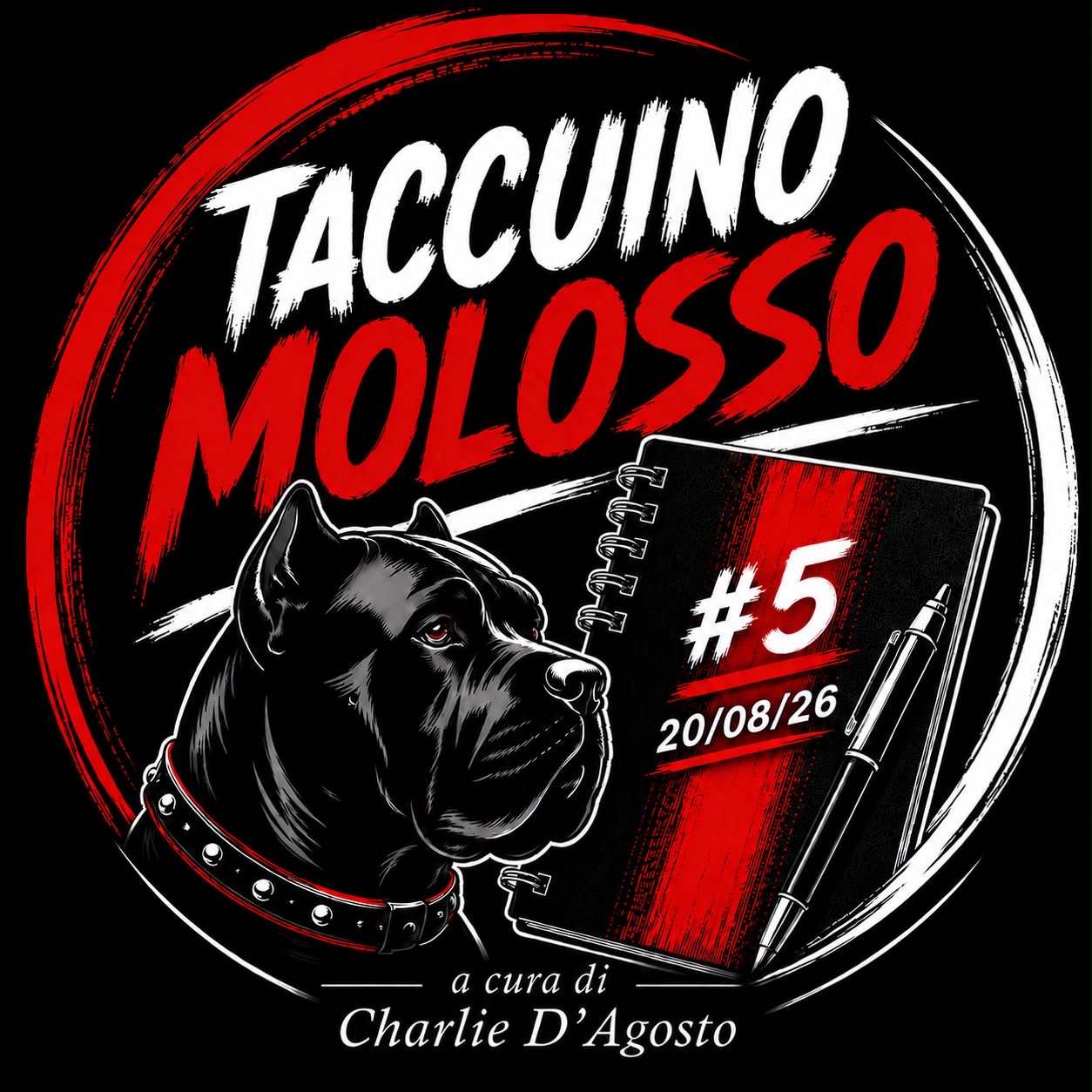 Taccuino Molosso del 20  agosto 2026“Il taccuino dei ricordi”