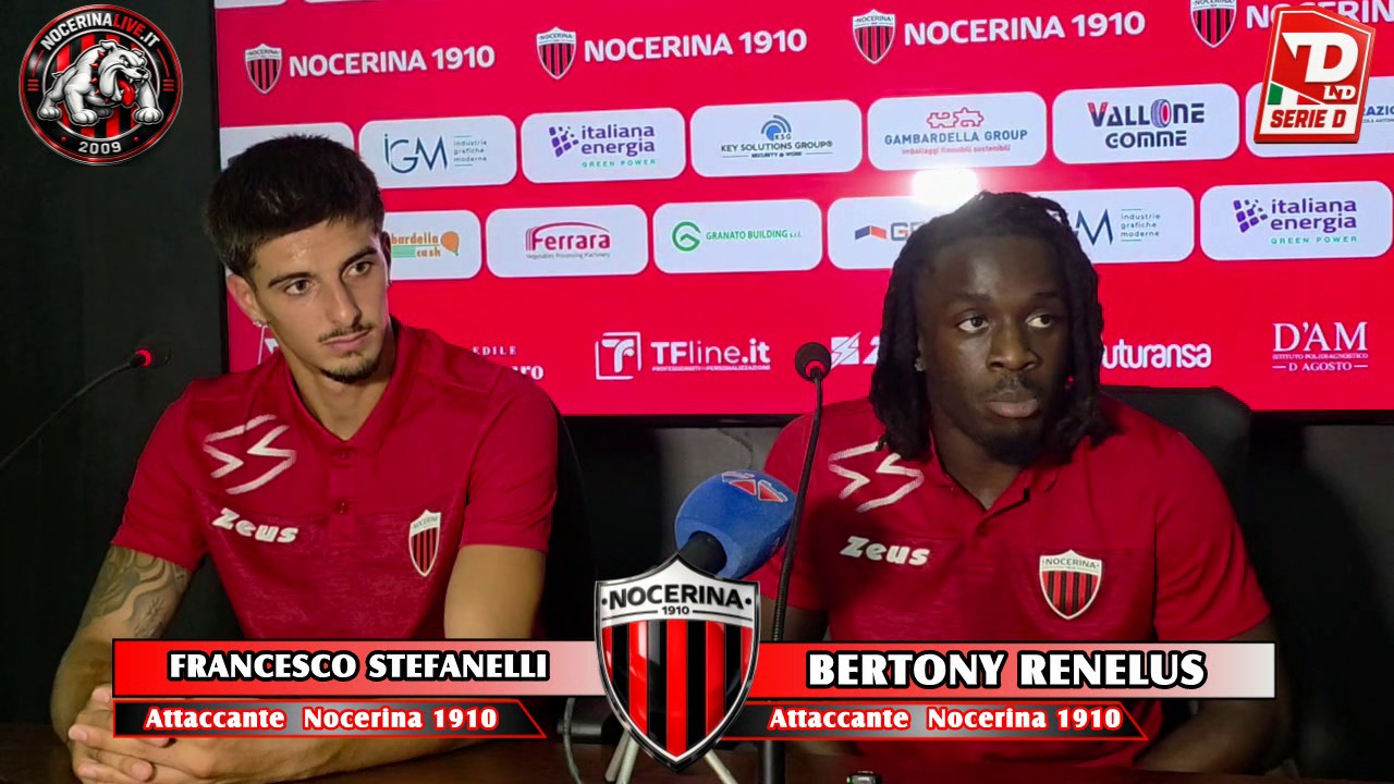 Nocerina-Ischia 3-2, Stefanelli e Renelus in conferenza stampa