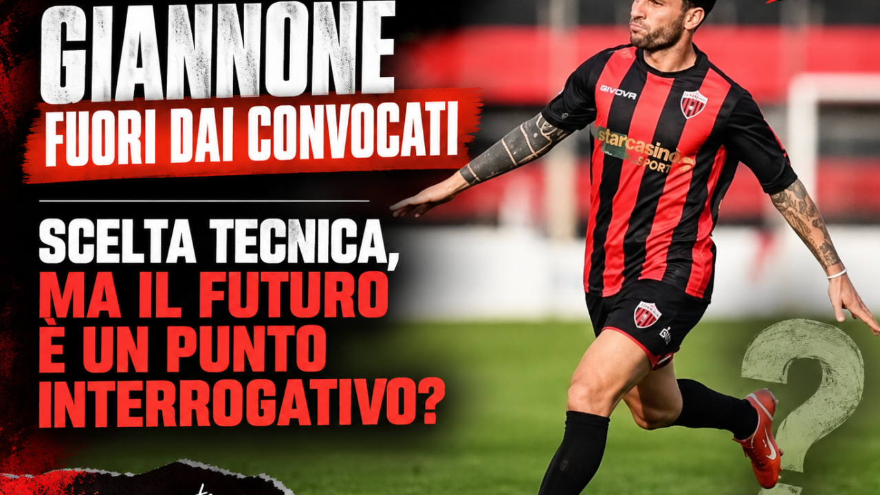 Nocerina, Giannone fuori dai convocati: scelta tecnica, ma il futuro diventa un punto interrogativo?