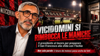 Vicidomini si rimbocca le maniche: il presidente in prima linea al San Francesco