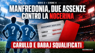 Giudice Sportivo, Manfredonia-Nocerina: sipontini senza Carullo e Babaj