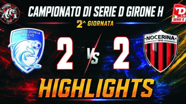 Manfredonia-Nocerina: gli highlights del match