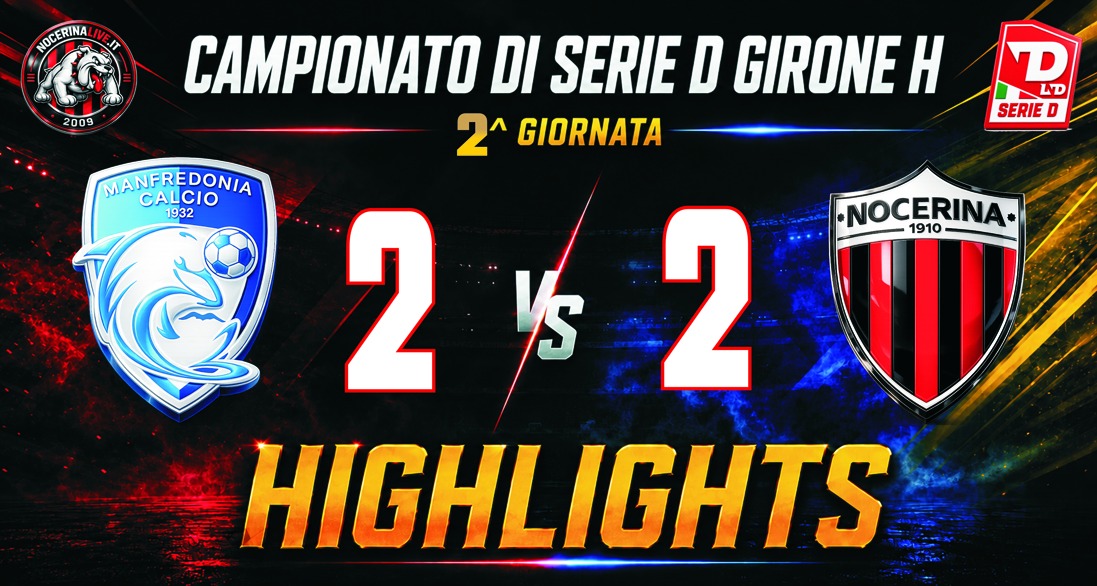 Manfredonia-Nocerina: gli highlights del match