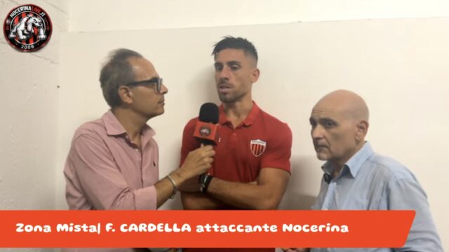 NOCERINA -EBOLITANA 2-1| Cardella: «Uno dei gol più emozionanti della mia carriera. Questo è un gruppo eccezionale»