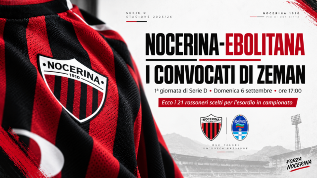 Nocerina-Ebolitana, i convocati di Zeman per l’esordio in campionato